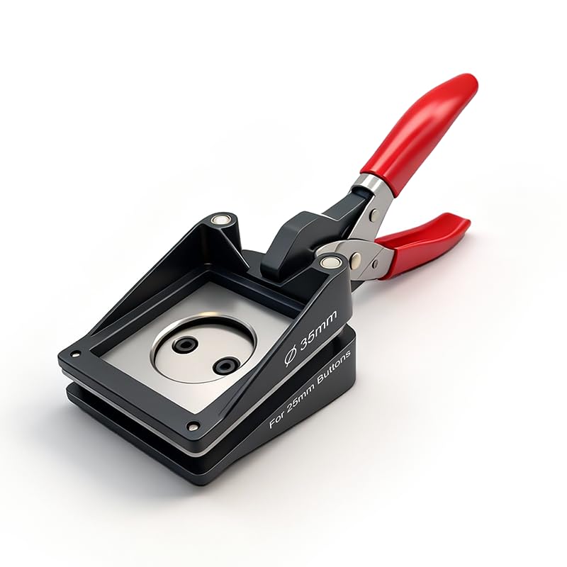 ChiButtons Handling Paper Cutter for Button Round 25mm Metric System (Cutting Size:35.2mm) - Image 1